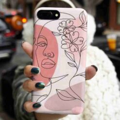 Çiçeğe Dönüşür Ruhum Baskılı Silikon Telefon Kılıfı