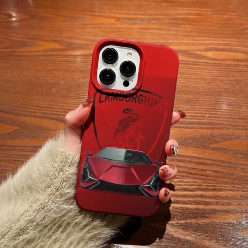Lamborghini Baskılı Silikon Telefon Kılıfı