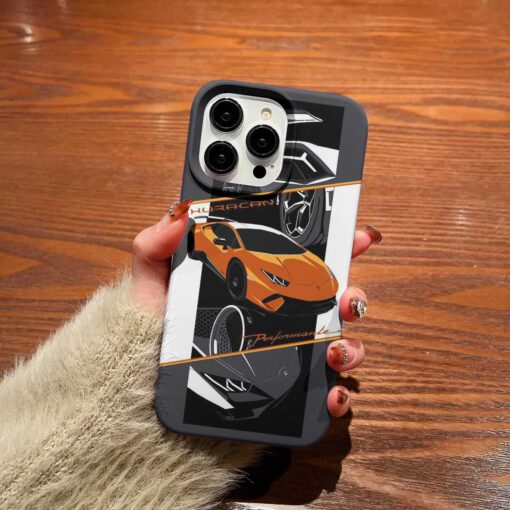 Lamborghini Baskılı Silikon Telefon Kılıfı