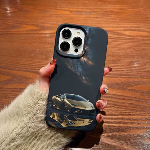 Lamborghini Baskılı Silikon Telefon Kılıfı