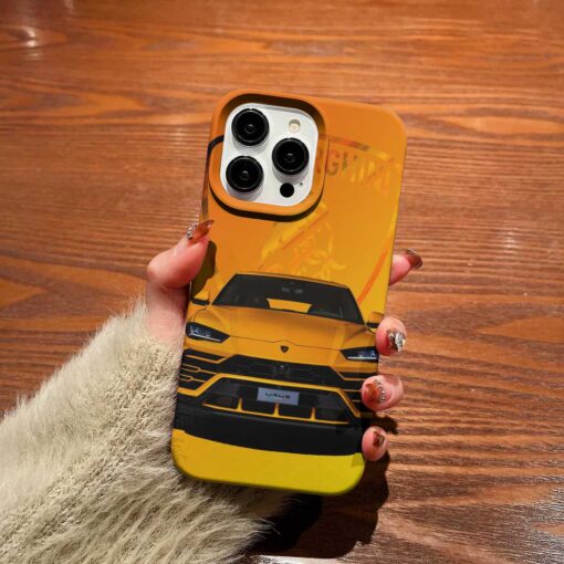 Lamborghini Baskılı Silikon Telefon Kılıfı