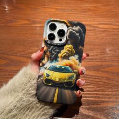 Lamborghini Baskılı Silikon Telefon Kılıfı