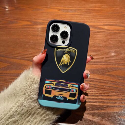 Lamborghini Baskılı Silikon Telefon Kılıfı