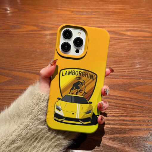 Lamborghini Baskılı Silikon Telefon Kılıfı