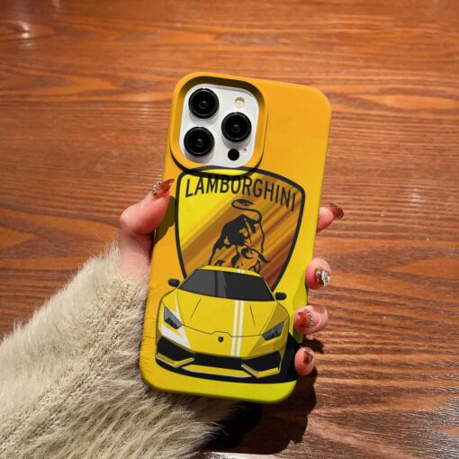 Lamborghini Baskılı Silikon Telefon Kılıfı
