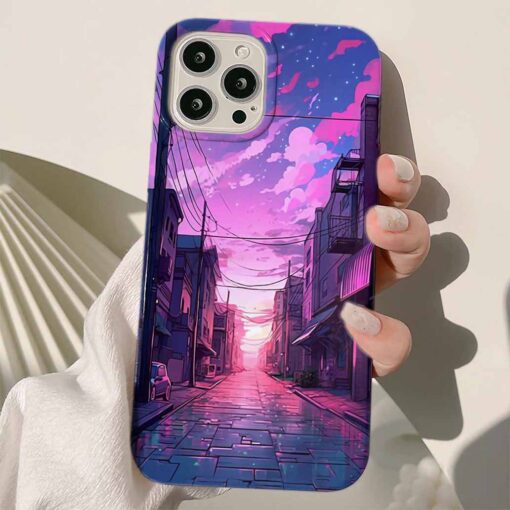 Ara Sokak Tasarımlı Silikon Telefon Kılıfı