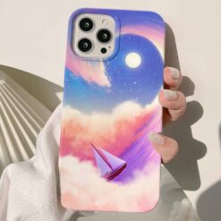 Bulut Surf Tasarımlı Silikon Telefon Kılıfı