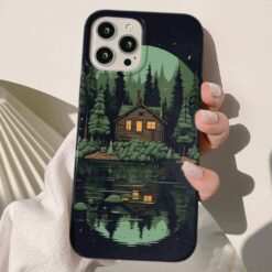 Minik Ev Yansıması Tasarımlı Silikon Telefon Kılıfı