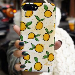 Mangolar Tasarımlı Silikon Telefon Kılıfı