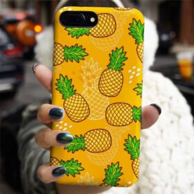 Ananas Reto Tasarımlı Silikon Telefon Kılıfı