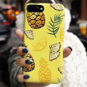 Dilim Ananas Tasarımlı Silikon Telefon Kılıfı