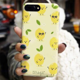 Cool Limonlar Tasarımlı Silikon Telefon Kılıfı