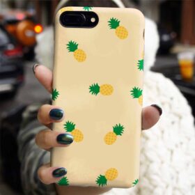 Pineapple Tasarımlı Silikon Telefon Kılıfı