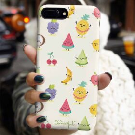 Sevimli Meyveler Tasarımlı Silikon Telefon Kılıfı