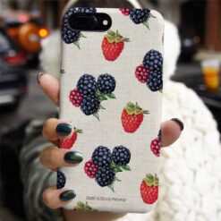 Blackberry Tasarımlı Silikon Telefon Kılıfı