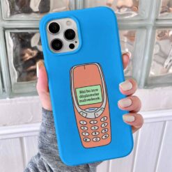 İnce Dusunmeler Mahvedecek Tasarımlı Silikon Telefon Kılıfı