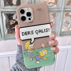 Ders Çalış Tasarımlı Silikon Telefon Kılıfı
