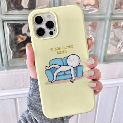 Bir Bok Olmaz Bizden Tasarımlı Silikon Telefon Kılıfı