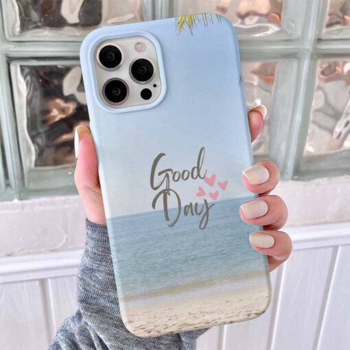 Good Day Tasarımlı Silikon Telefon Kılıfı