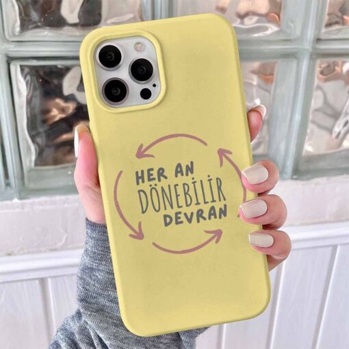 Heran Dönebilir Devran Tasarımlı Silikon Telefon Kılıfı