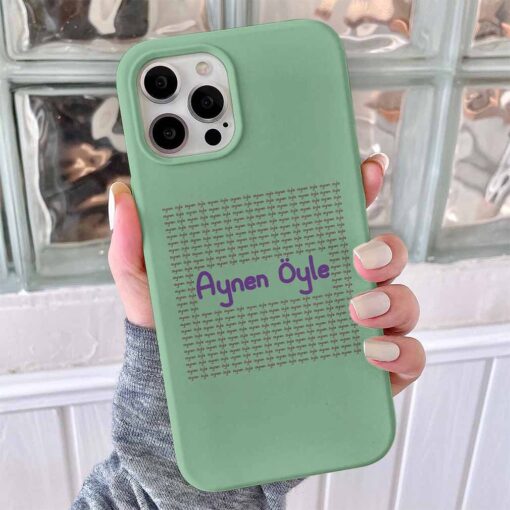 Aynen Öyle Tasarımlı Silikon Telefon Kılıfı