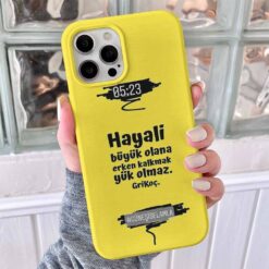 Erken Kalkmak Yük Olmaz Tasarımlı Silikon Telefon Kılıfı