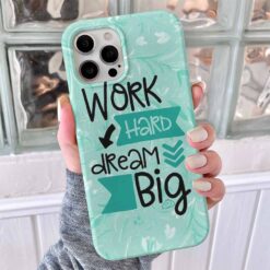 Dream Big Tasarımlı Silikon Telefon Kılıfı