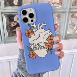 Nezaket Önemlidir Tasarımlı Silikon Telefon Kılıfı