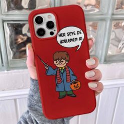 Herşeye Üzülmem Ki Tasarımlı Silikon Telefon Kılıfı