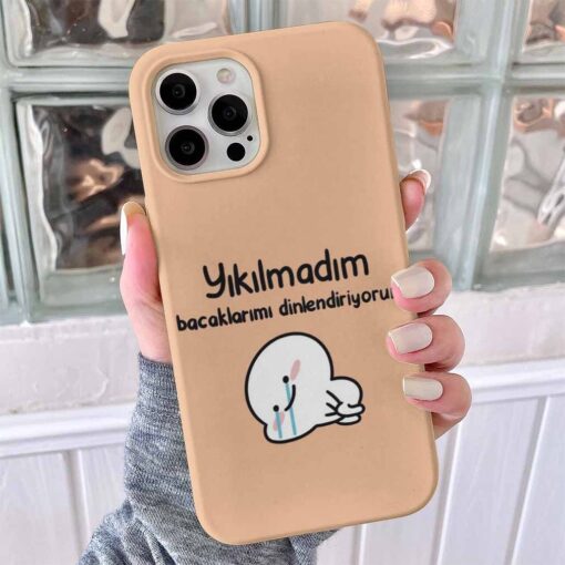 Yıkılmadım Tasarımlı Silikon Telefon Kılıfı