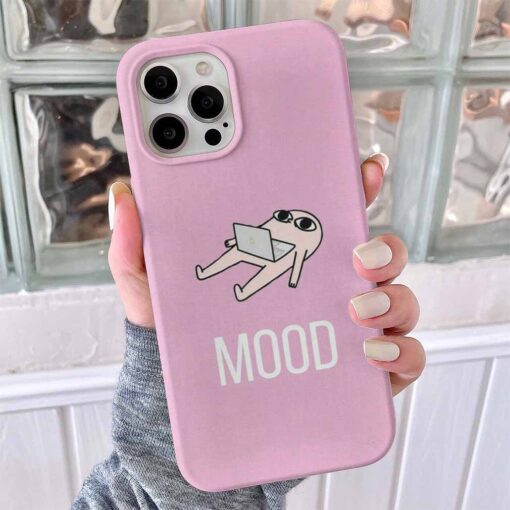 Mood Tasarımlı Silikon Telefon Kılıfı