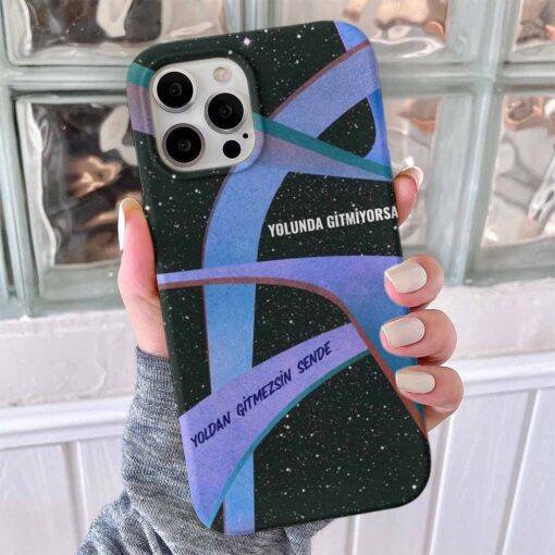 Yolnda Gitmiyorsa Tasarımlı Silikon Telefon Kılıfı