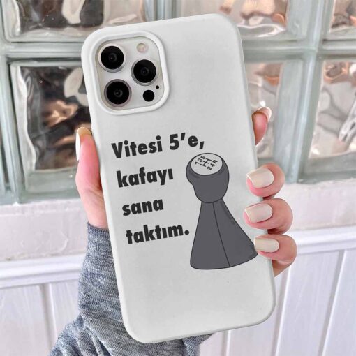 Kafayı Sana Taktım Tasarımlı Silikon Telefon Kılıfı