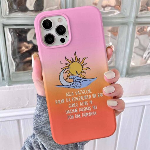 Dön Bak Dünyaya Tasarımlı Silikon Telefon Kılıfı