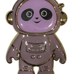 Mor Panda Astronot Telefon Kılıfı Standı