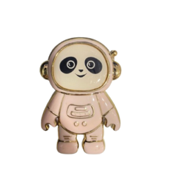Pembe Panda Astronot Telefon Kılıfı Standı