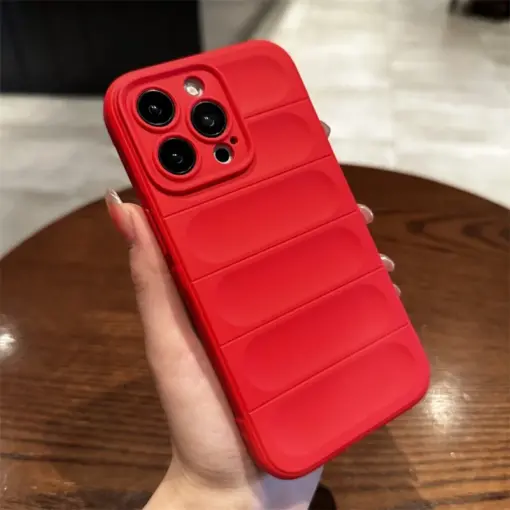 Optimum Çizgi Desenli Silikon Telefon Kılıfı - Görsel 3