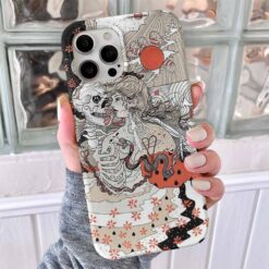 İskelet Aşkı Tasarımlı Silikon Telefon Kılıfı