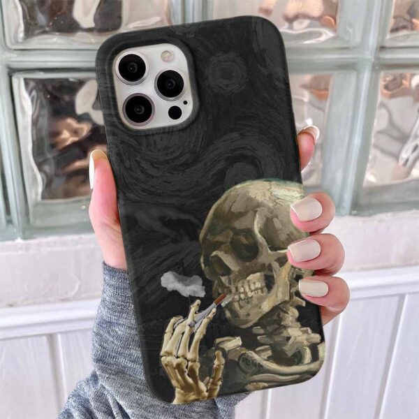 Moke Skeleton Tasarımlı Silikon Telefon Kılıfı