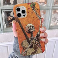 Gitarist Tasarımlı Silikon Telefon Kılıfı
