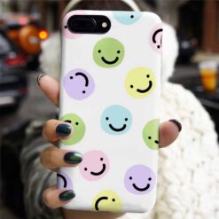 Renkli Gülüşler Tasarımlı Silikon Telefon Kılıfı
