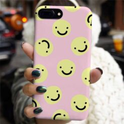 Yellow Smile Tasarımlı Silikon Telefon Kılıfı