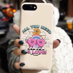 All You Need Smile Tasarımlı Silikon Telefon Kılıfı