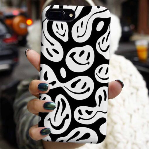 Beyaz Smile Retro Tasarımlı Silikon Telefon Kılıfı