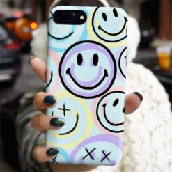 Rekli Vektörel Smile Tasarımlı Silikon Telefon Kılıfı