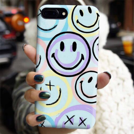 Rekli Vektörel Smile Tasarımlı Silikon Telefon Kılıfı