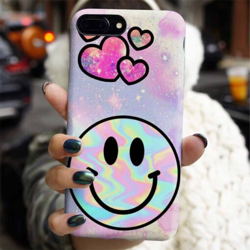 Glitter Smile Tasarımlı Silikon Telefon Kılıfı
