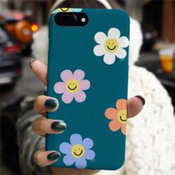 Flower Smile Tasarımlı Silikon Telefon Kılıfı