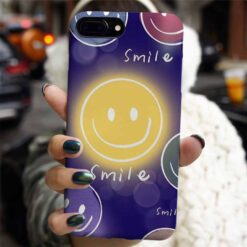 Parıltılı Gülüş Tasarımlı Silikon Telefon Kılıfı