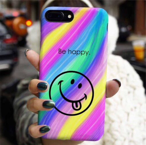 Be Happy Renkli Smile Tasarımlı Silikon Telefon Kılıfı
